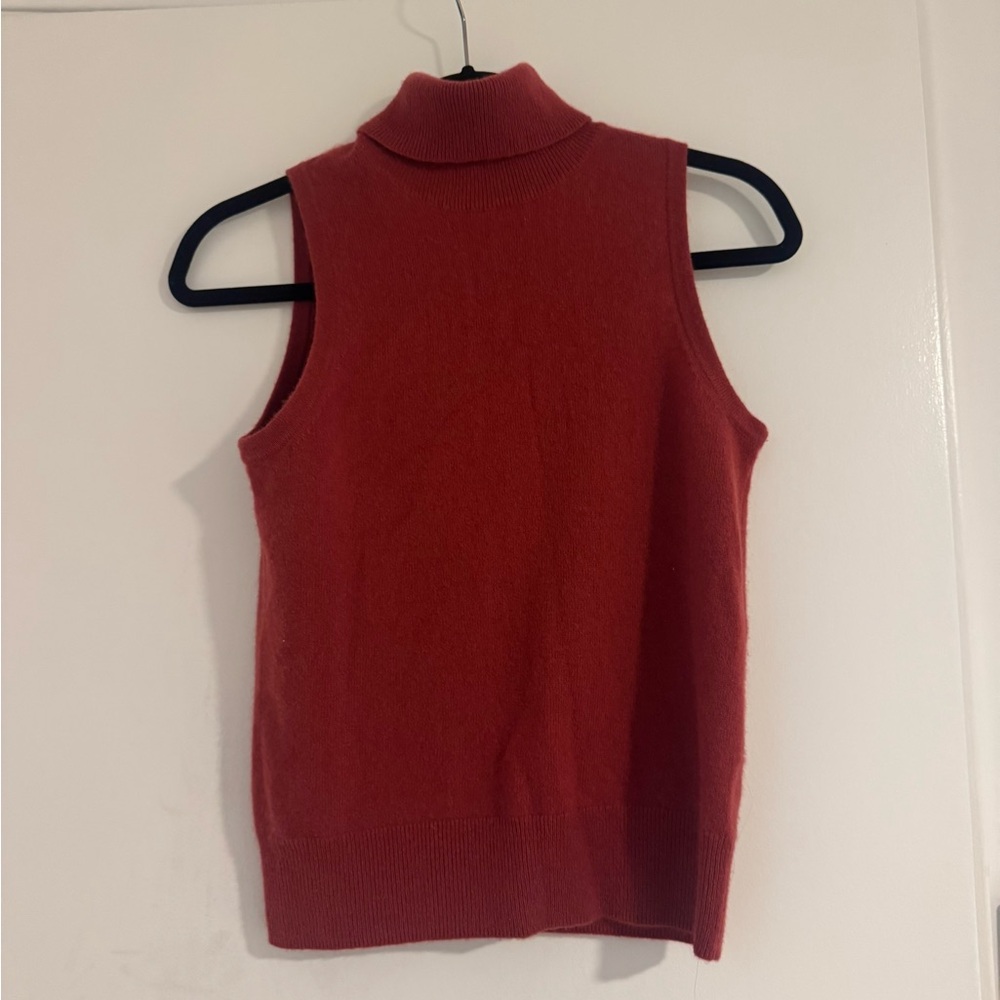 Splendid Tori Cashmere Turtle Neck Tank